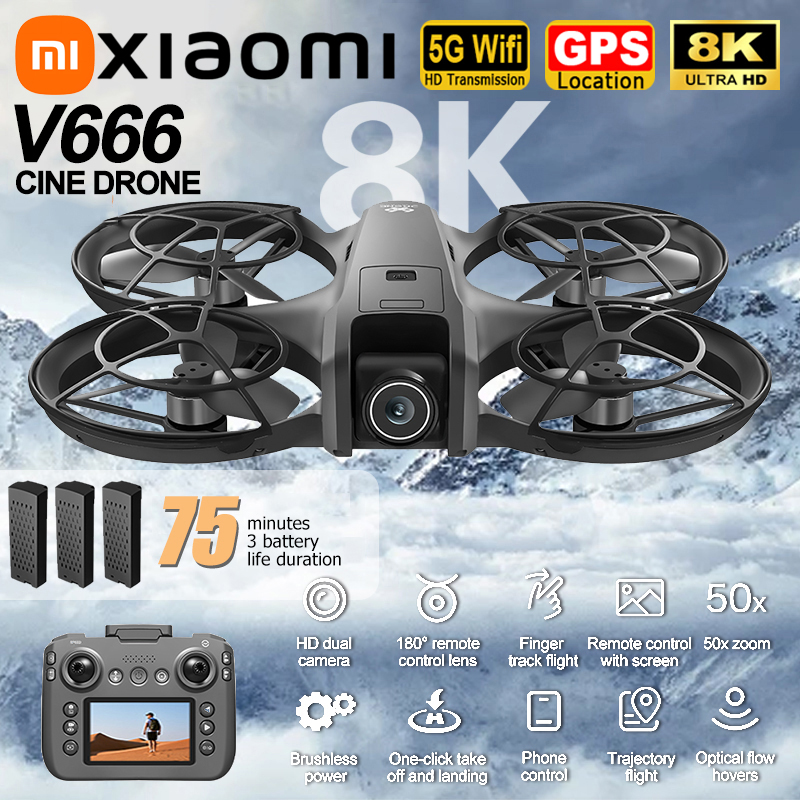 Drone Gps Module - Xiaomi V666 Drone 8K Aerial HD