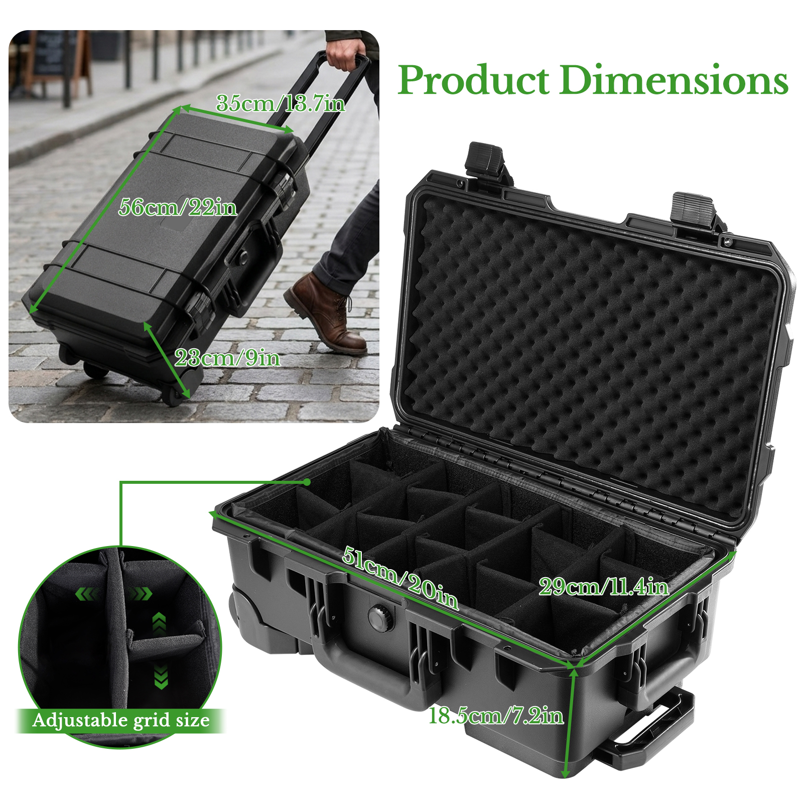 Professional Large Hard Rollin - Drone Camera recension och pris