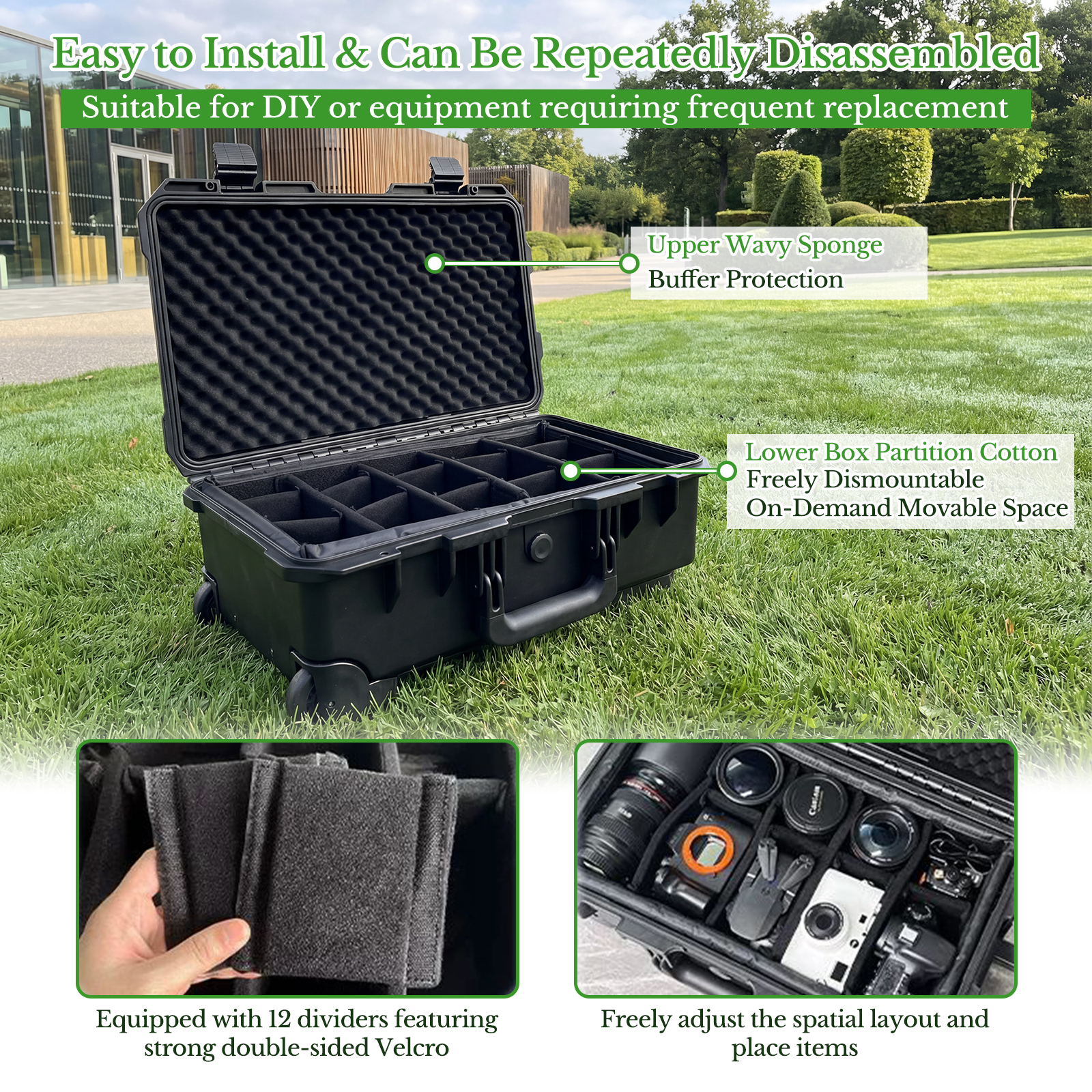 Professional Large Hard Rollin - Drone Camera recension och pris