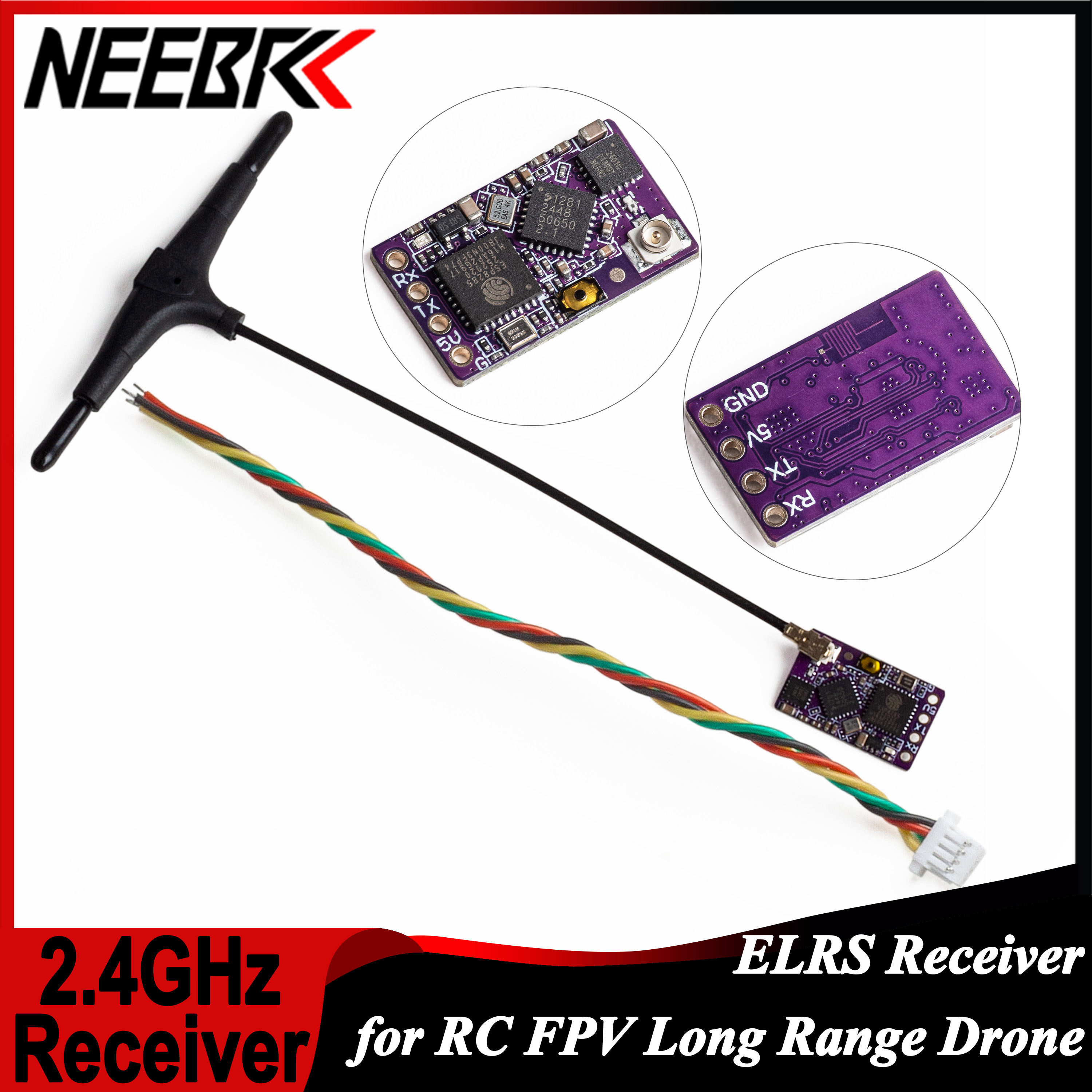 1/2/5/10PCS ELRS 2.4GHz RX Lon - Drone Antenna recension och pris