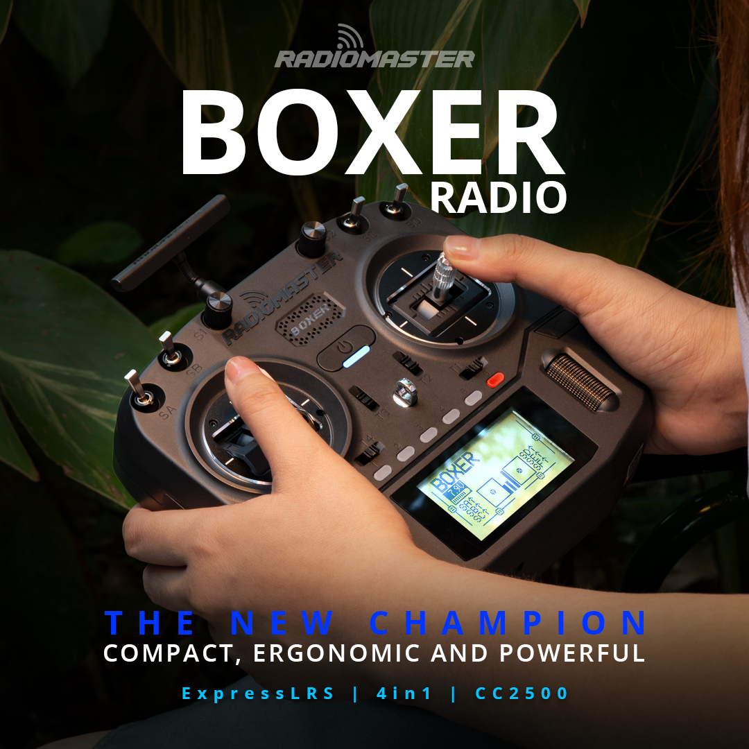 RadioMaster Boxer  2.4G 16ch H - Drone Gimbal recension och pris