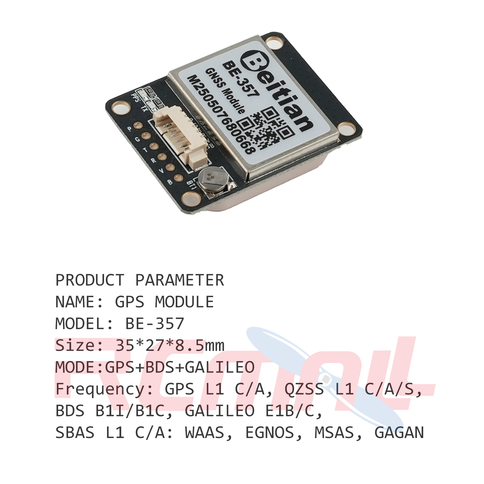 10PCS/LOT Beitian BE-357 BE357 - Drone Gps Module recension och pris