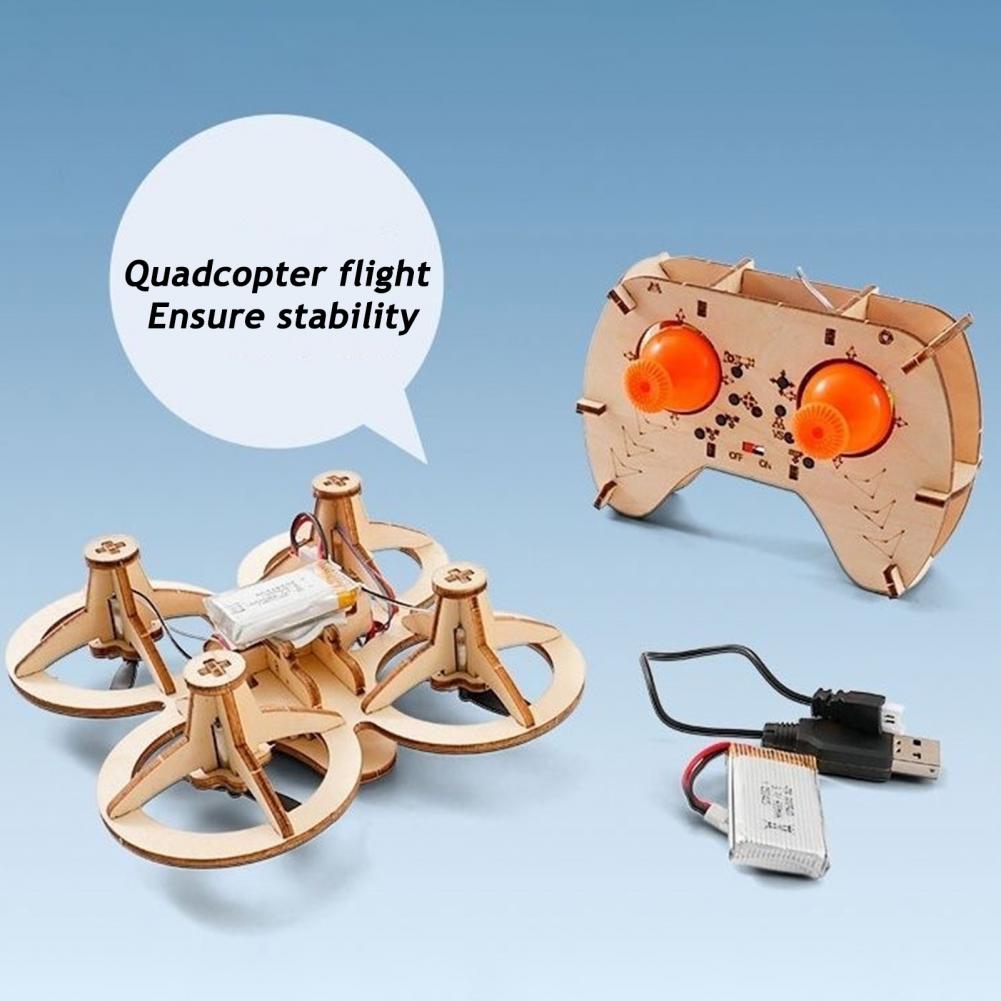 Rc Drone Toy Wooden Drone Puzz - Drone Gimbal recension och pris