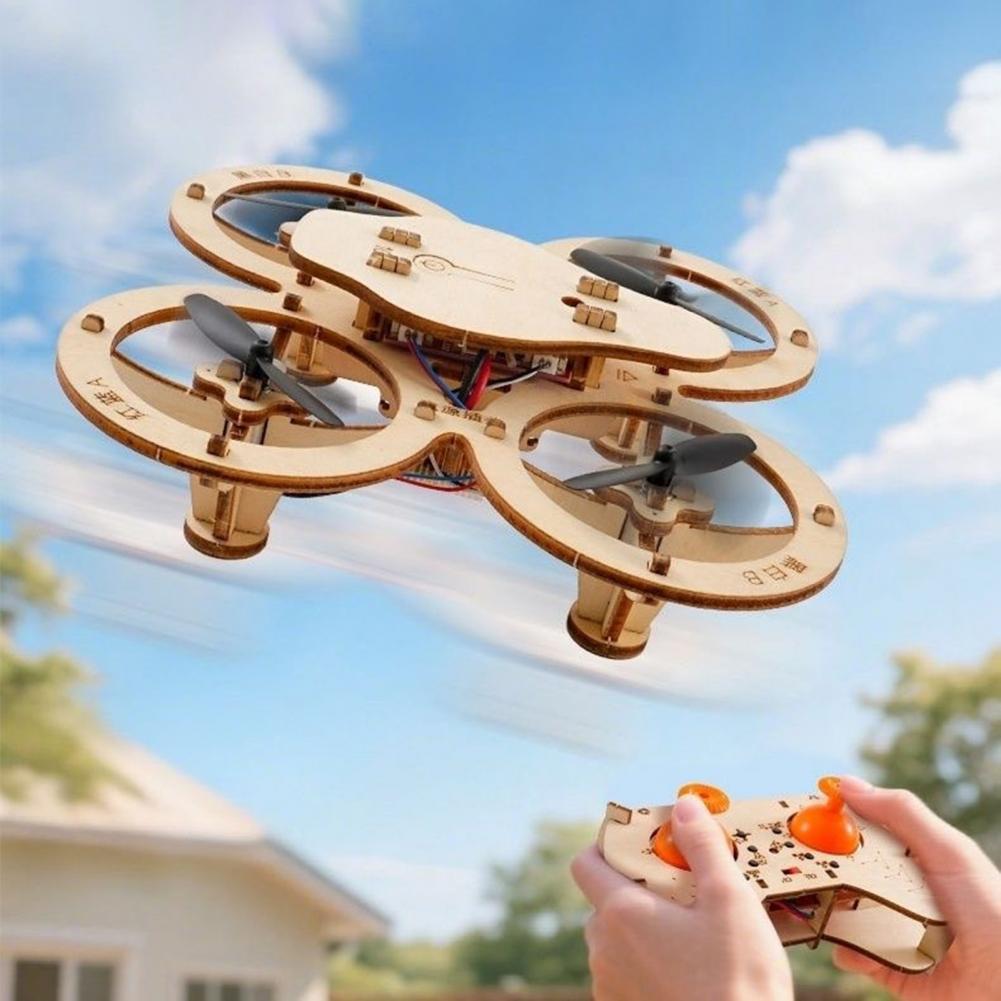 Rc Drone Toy Wooden Drone Puzz - Drone Gimbal recension och pris