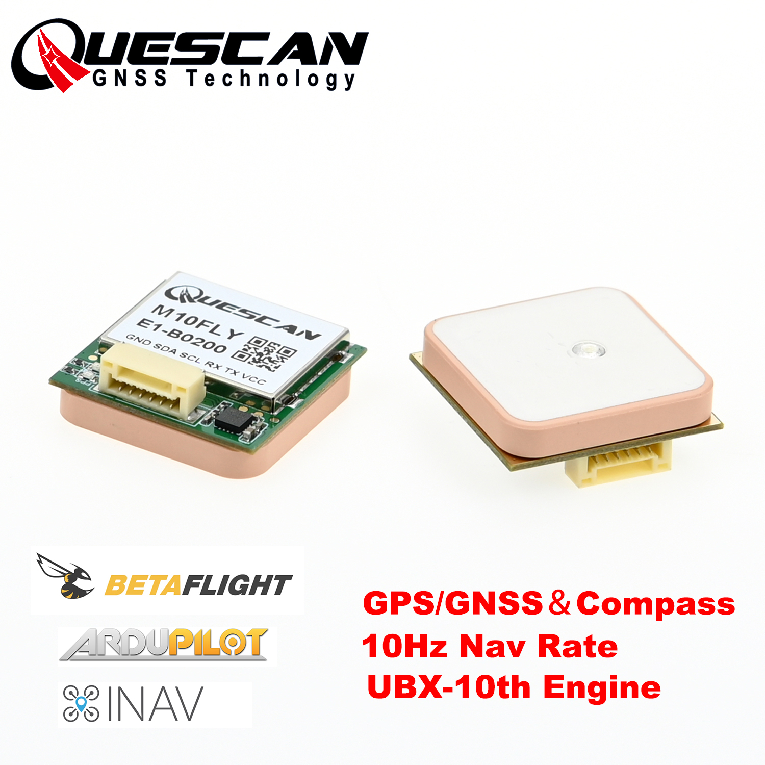 Quescan 25mm*25mm M10FLY 10Hz  - Drone Gps Module recension och pris