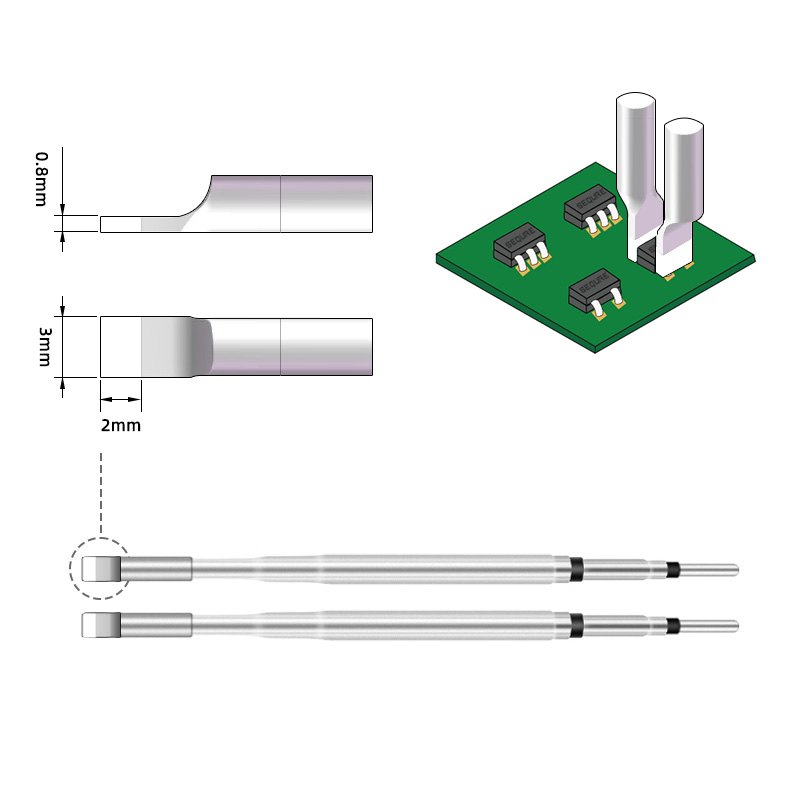 Sequre 1 Pair Tweezer Tip For  - Drone Power Distribution Board recension och pris