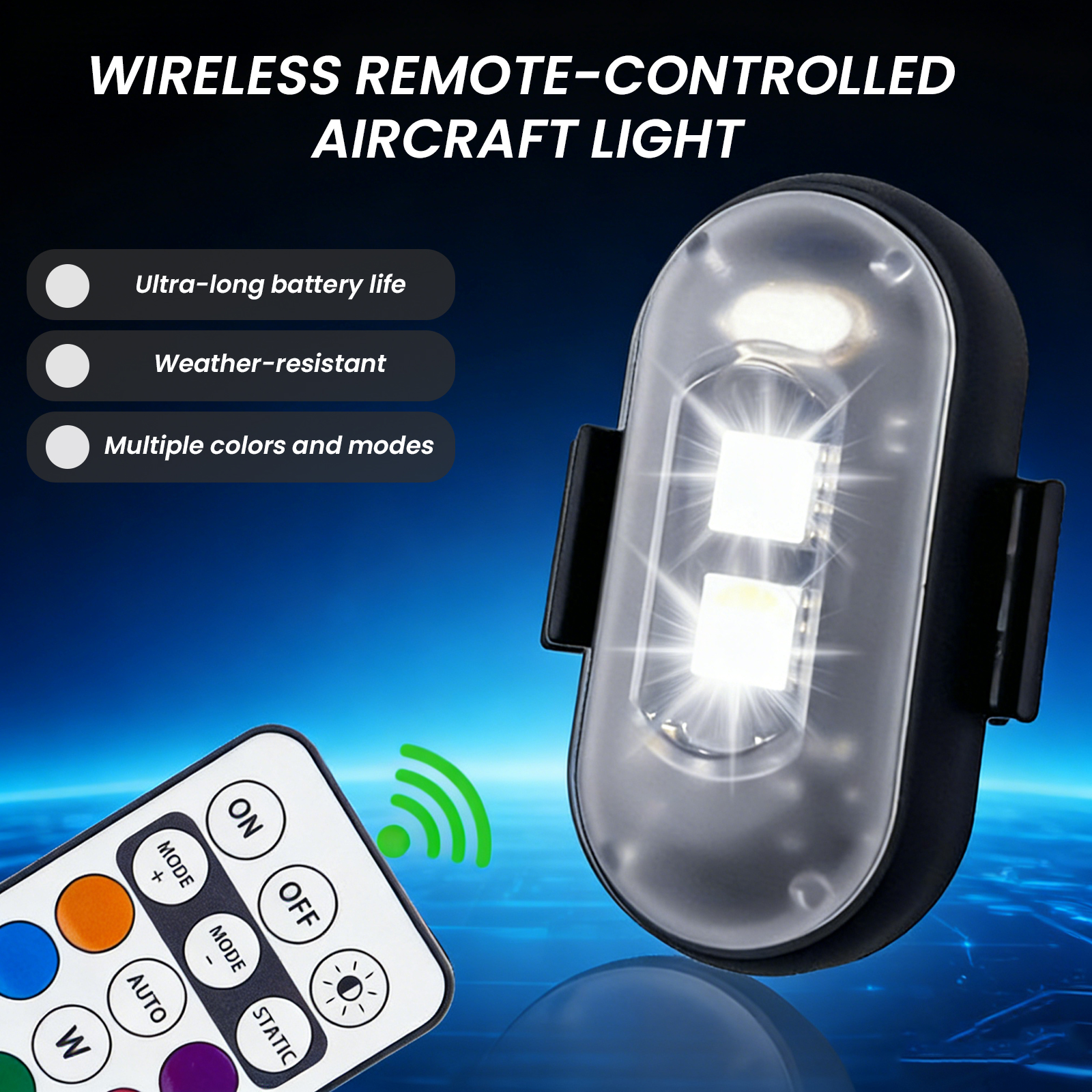 2/4/6PCS Wireless LED Strobe L - Drone Led Light recension och pris