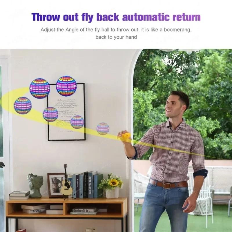 LED Light Up Flying Orb Boomer - Drone Battery recension och pris