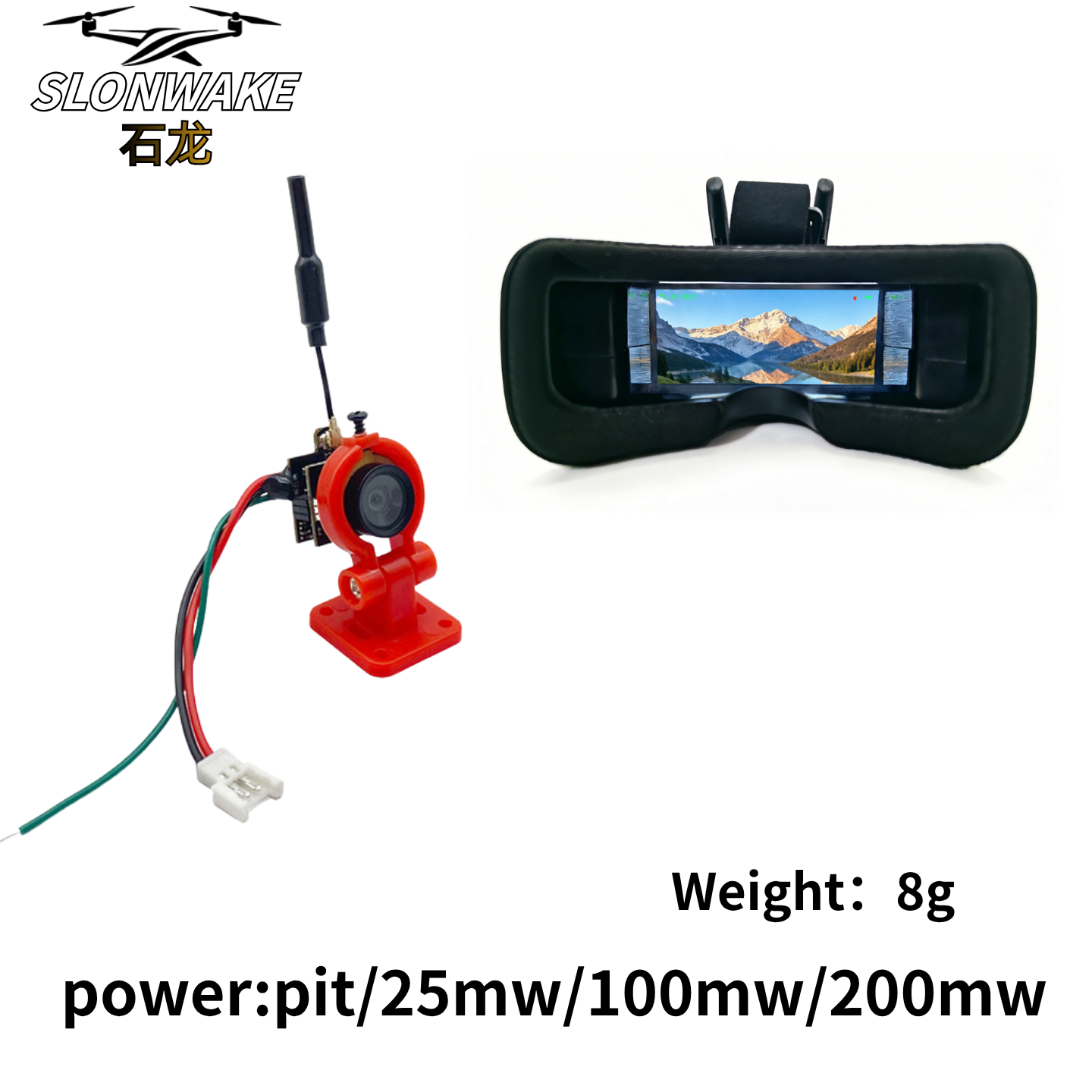 Slonwake 5.8G 48CH 200mW FPV D - Drone Camera recension och pris