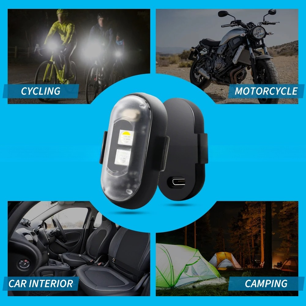 Motorcycle Strobe Light, APP C - Drone Led Light recension och pris