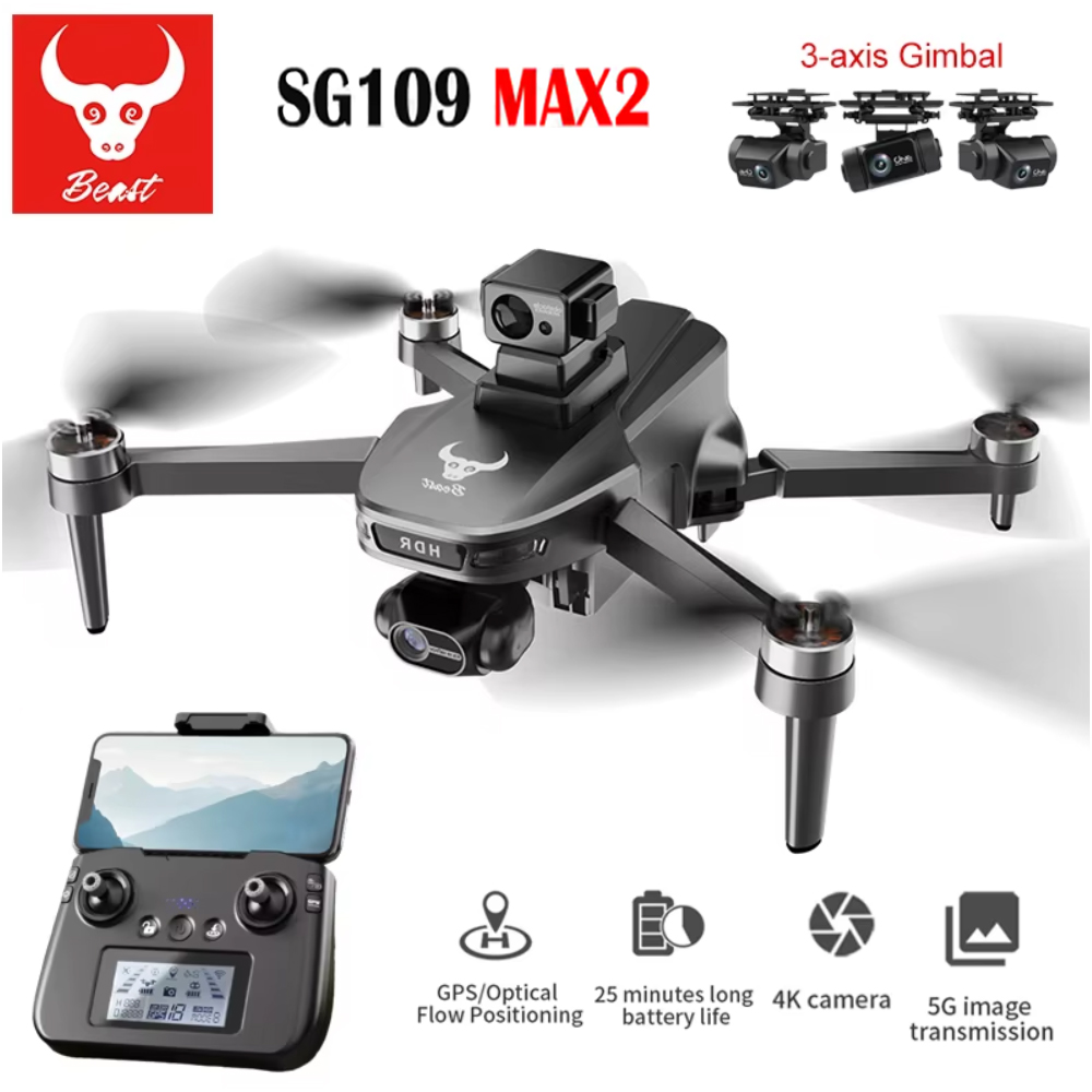 SG109 MAX2 Professional FPV 8K - Drone Gimbal recension och pris