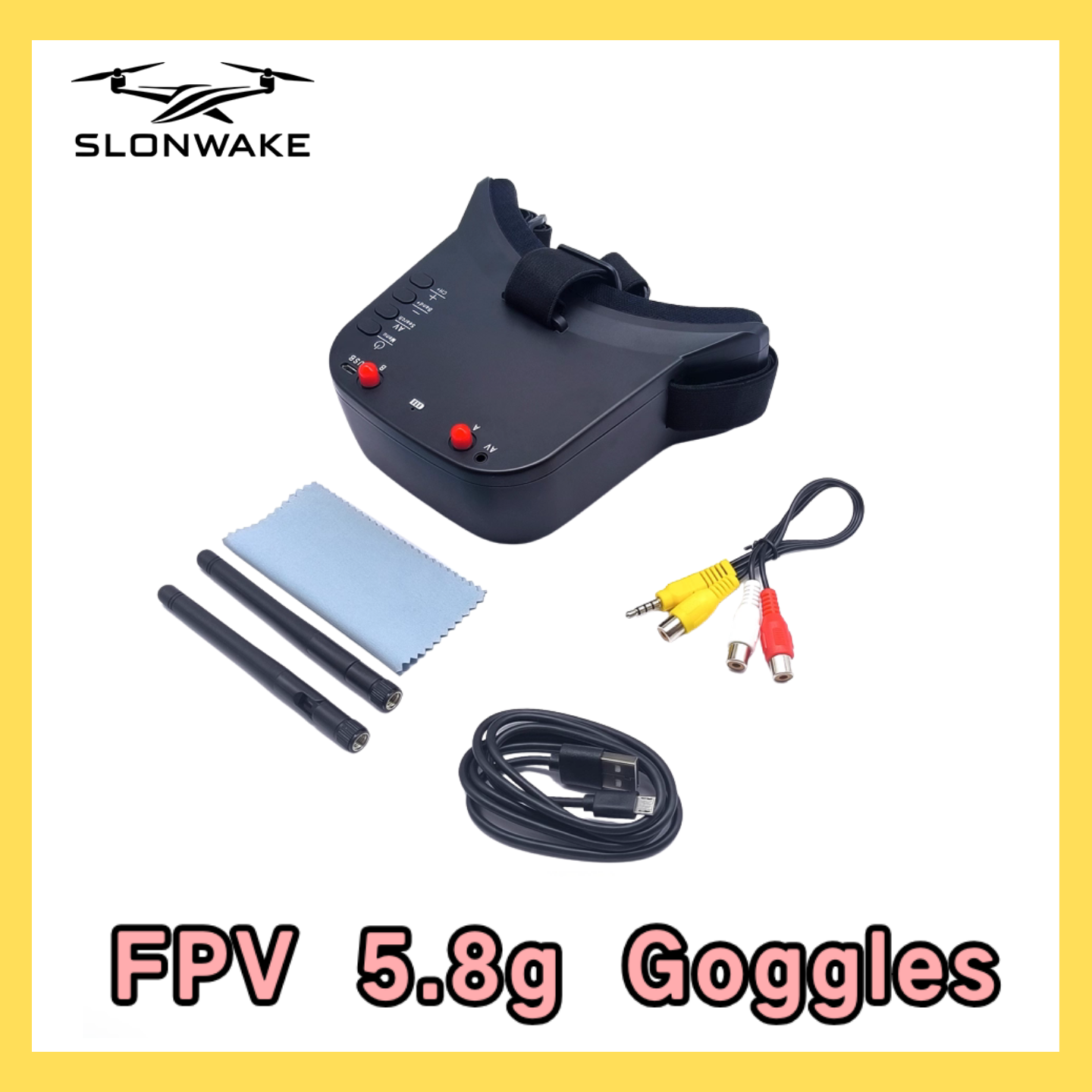 SLONWAKE 5.8G 48CH FPV 400mw V - Drone Receiver recension och pris