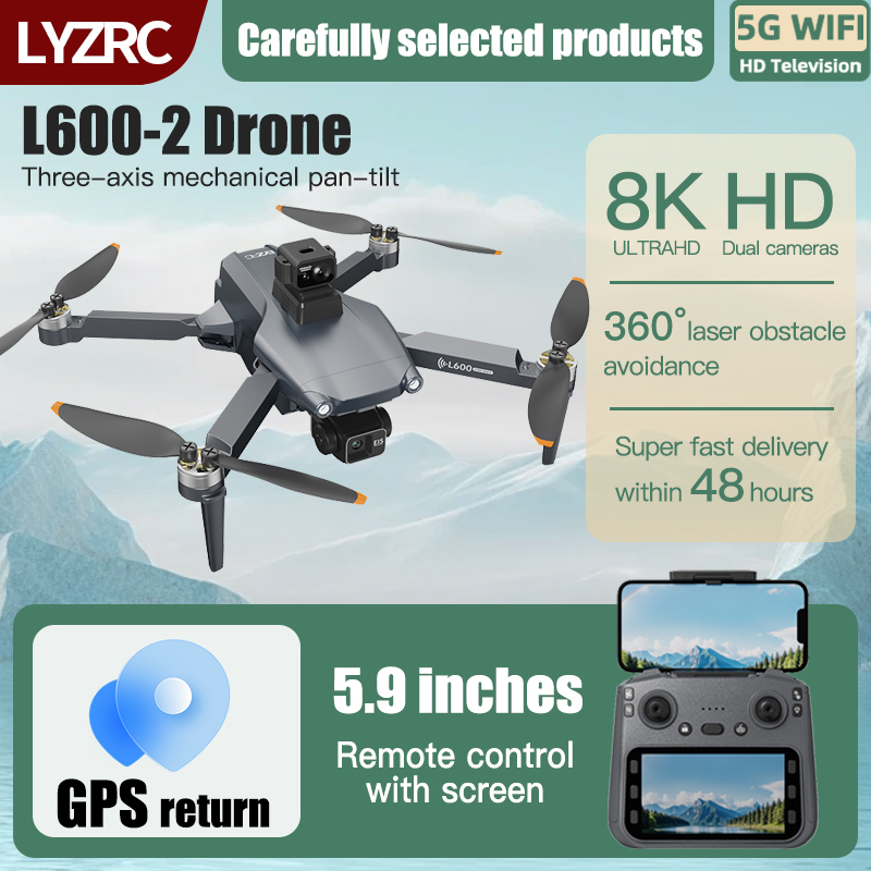 LYZRC L600-2 MAX GPS Drone 3-A - Drone Gps Mount recension och pris