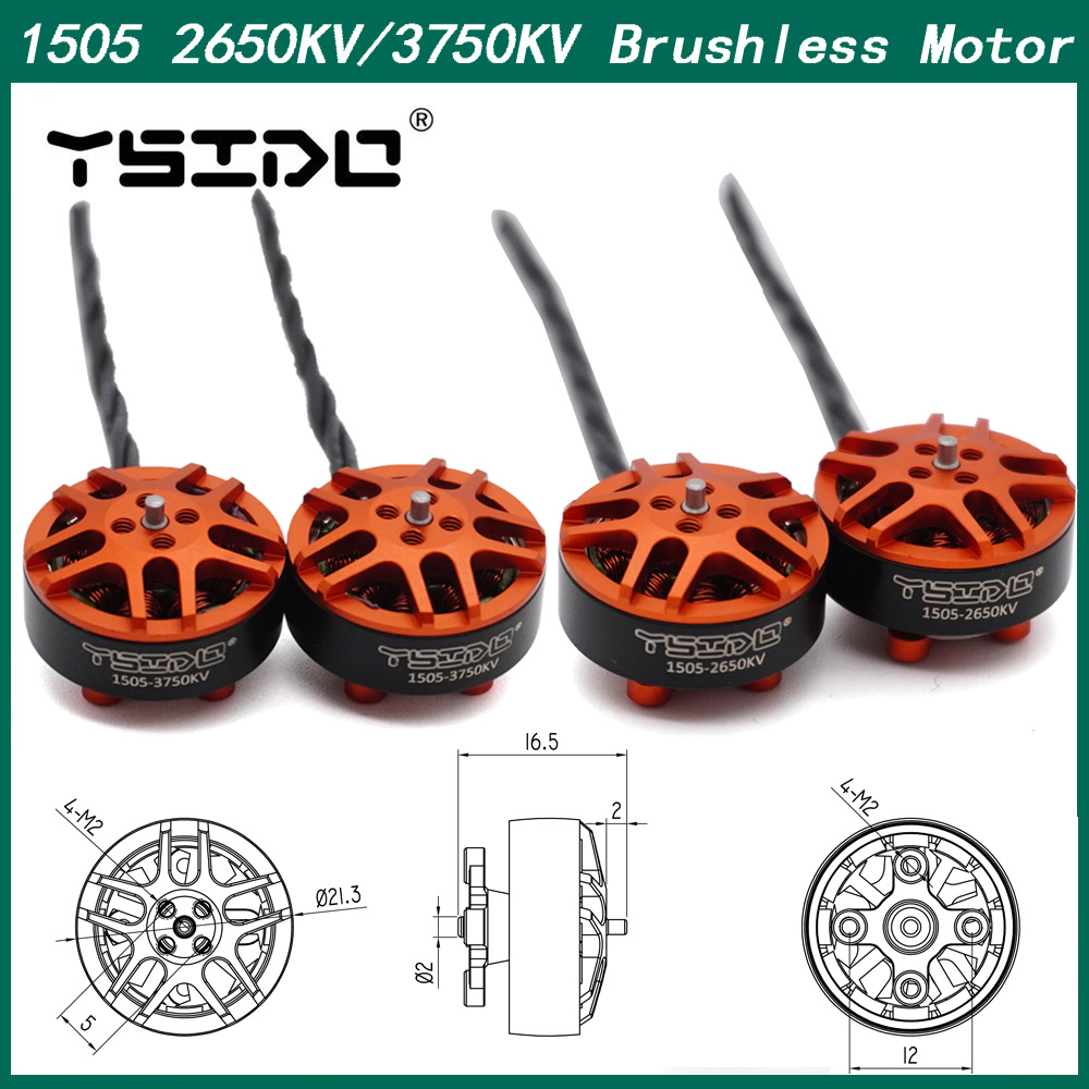 4PCS YSIDO 1505 2650KV 3750KV  - Drone Compass recension och pris