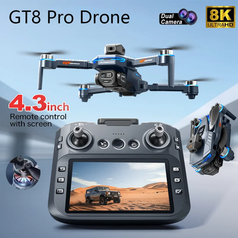 2026 New GT8 Drone GPS 8K Prof - Drone Gps Module recension och pris