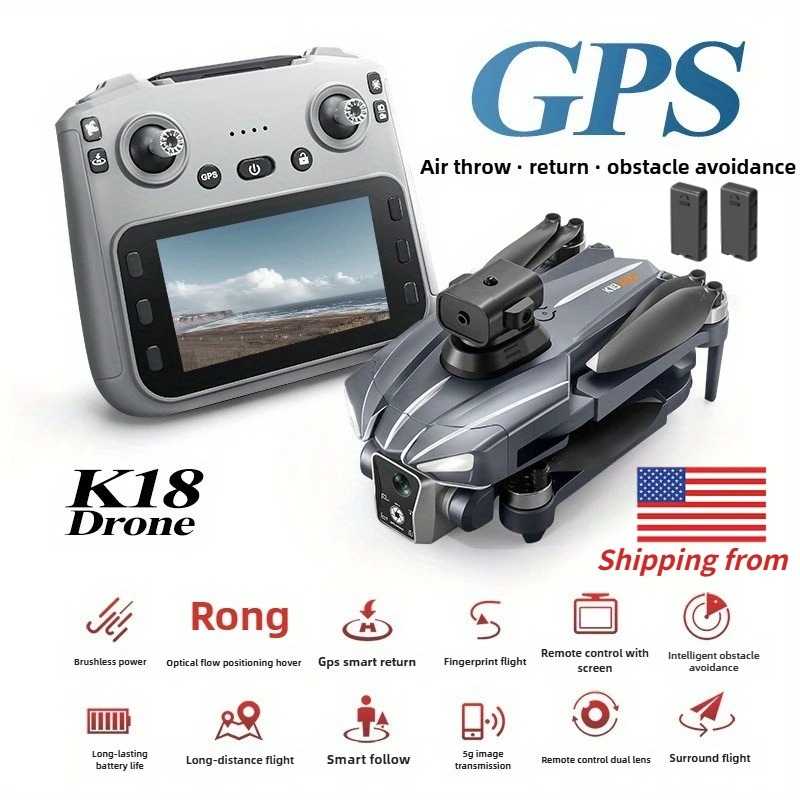 K18MAX 5G GPS Folding Drone, 8 - Drone Gps Mount recension och pris