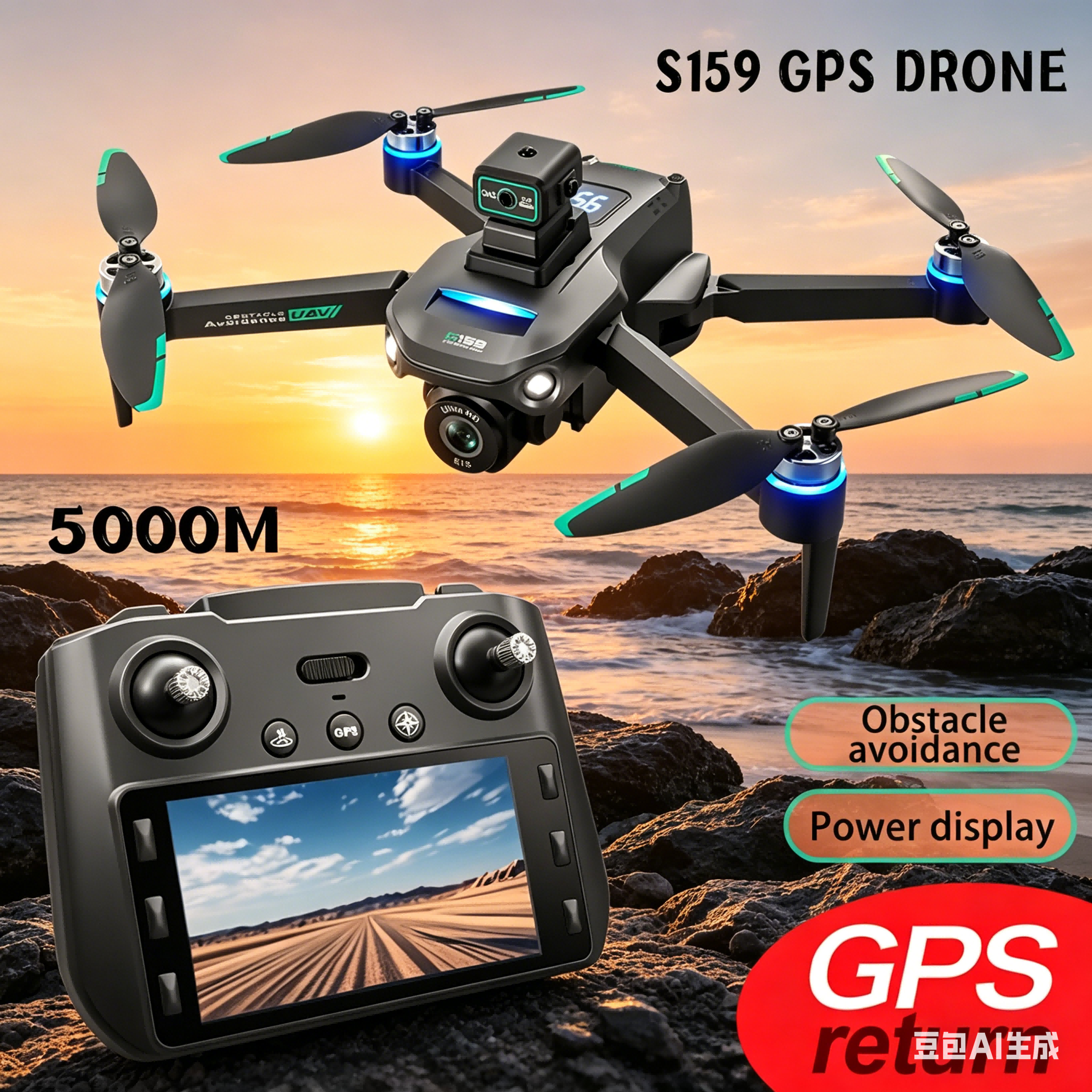 S159 GPS Drone 4K Profesional  - Drone Gps Module recension och pris